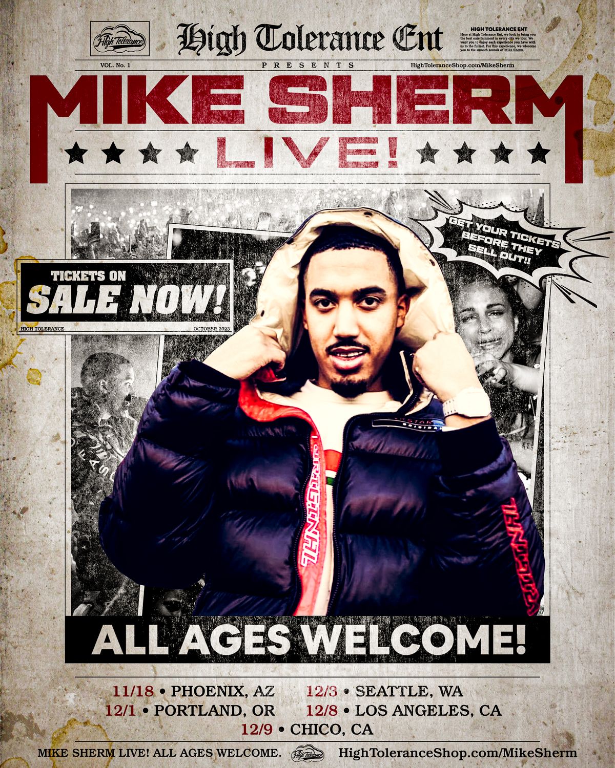 Mike Sherm live!